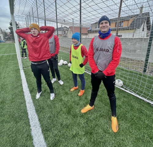 soustředění mladšího dorostu a starších žáků FK Jaroměř v Brandýse nad Labem, 21.2.2024, foto: Realizační tým MD a SŽ